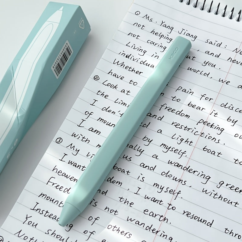 1pc Creative Twistable Gel Pen 0.5mm Black Pen Soft Touch Writing Pen Office Supplies