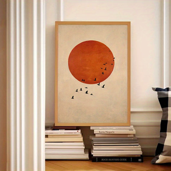 2D Flat, 2D Flat, 1pc Unframed Wall Art Inspired by Japanese Aesthetics, Featuring Spiritual Themes. This Canvas Print Serves As a Modern Decoration for Various Spaces Such As The Living Room, Bedroom, Home Office, Or Bathroom