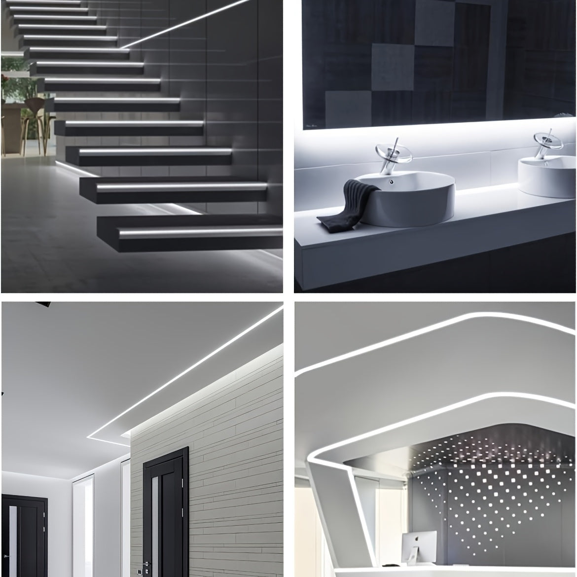USB Powered LED Strip Lights, for Home Decoration, Bedroom Lighting, Room Arrangement, Bedside Ambiance Decor, Staircase Lighting, Suitable for Holiday Family, Parties, Indoor Display Cabinets, TV Background Lighting. Home Decor Lighting
