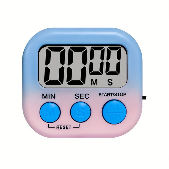 Multi-Scene Universal Gradient Color Stopwatch Timer Office Study Homework Reminder Kitchen Cooking Timer Visual Time Manager Battery Not Included
