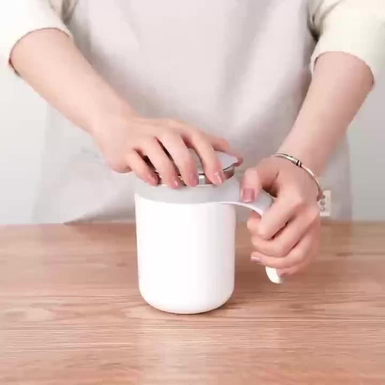 Automatic Mixer Cup Multi-Functional Electric Coffee Cup Lazy Man Rotating Magnetic Stainless Steel Cup of Milk Cup Mark Cup