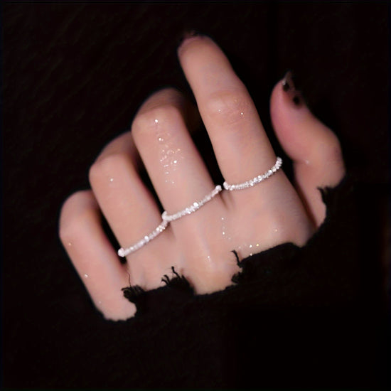 1pc Fashion Hot Style Shimmering Temperament Ring