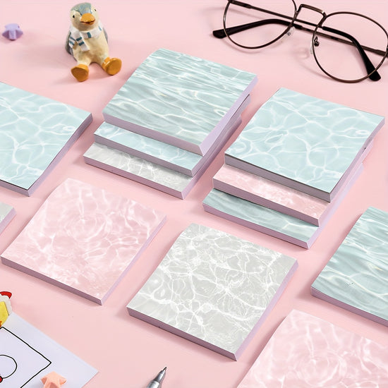 1pc/4pcs Sticky Notes 3x3 Cute and Beautiful Note Planner Notebook - Each Book has 50 Sheets - Desk Accessories for School, Office and Home - Ideal Gift for Teachers, Women and Colleagues