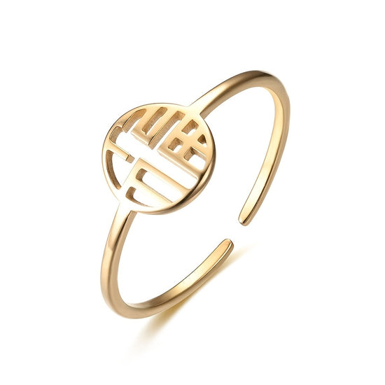 1pc Women'S Ring, Adjustable Opening, Fashionable Beautiful Individual, Women'S Jewelry, Very Suitable for Daily Life, Party, And Date Matching, Valentine'S Day Gift, Christmas Gift, Birthday Gift