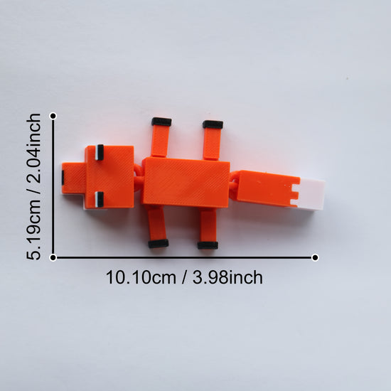 Collectible Ornament, a Pixel-style Animal Figurine That Can Change Poses at Will, a Durable Small Decorative Piece, Suitable for Home, Car, Birthday Parties, Holiday Decorations, and as Gifts or Room Decor
