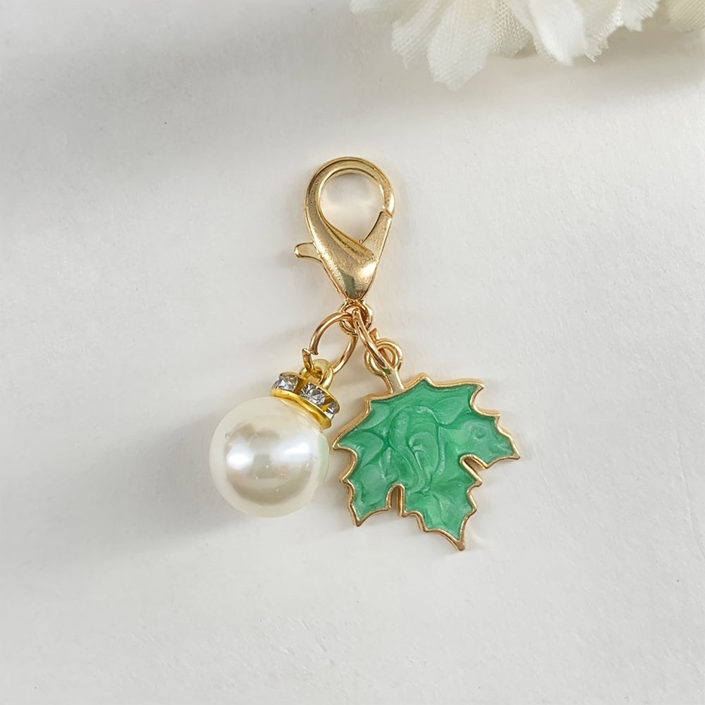 Versatile Seahorse, Mermaid Tail, and Starfish Keychain Charms; Vacation-Style Cactus and Pineapple Keychain Accessories; Shoe and Bag Charms; Maple Leaf and Flower Keychains; Apparel Decorative Accessories