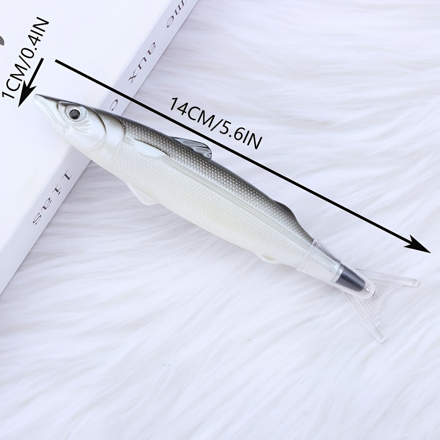 A Novelty Pen Shaped Like a Fish, This Multifunctional Writing Tool Is a Quirky Gift Suitable for Birthdays, Halloween, And Christmas