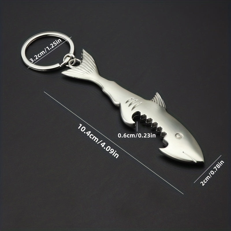 ized Design Shark Bottle Opener Creative Ecological Sea Animal Presents Practical Gift Car Key Ring Pendant