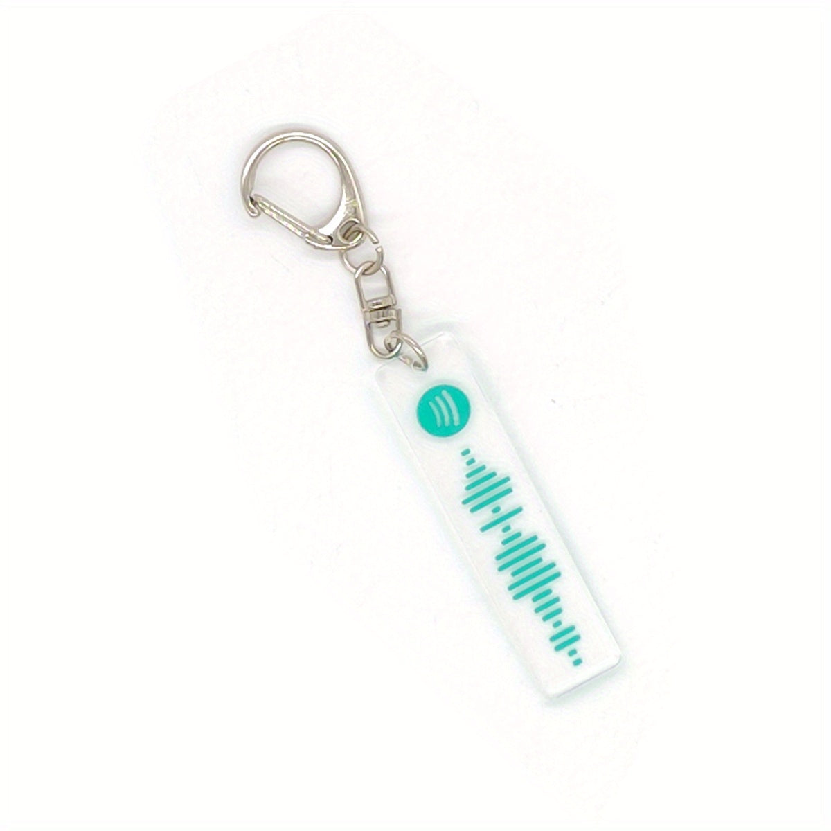 1pc Music Keychain Sound Wave Acrylic Keychains Accessories Cute Bag Pendant For Fans Gifts