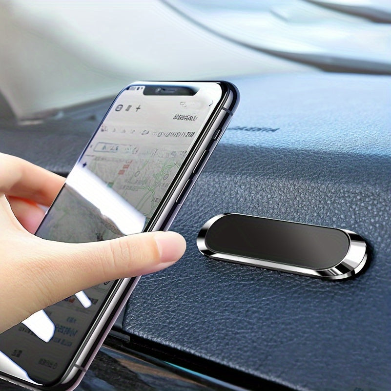 Hot Magnetic Mini Slotted Strip Paste Dashboard Mobile Bracket Strong Magnetic Car Phone Holder