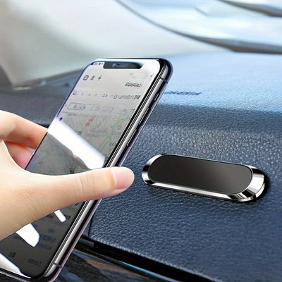 Hot Magnetic Mini Slotted Strip Paste Dashboard Mobile Bracket Strong Magnetic Car Phone Holder