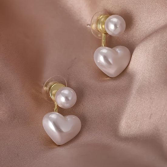 Easy Elegant Small Heart Cute Pendant Earrings