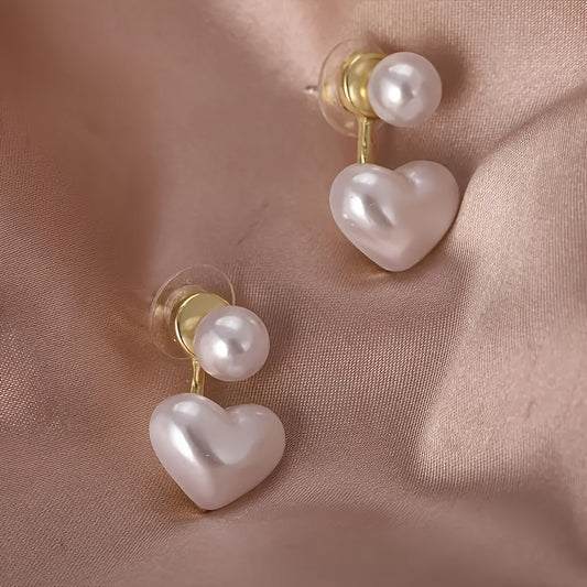 Easy Elegant Small Heart Cute Pendant Earrings