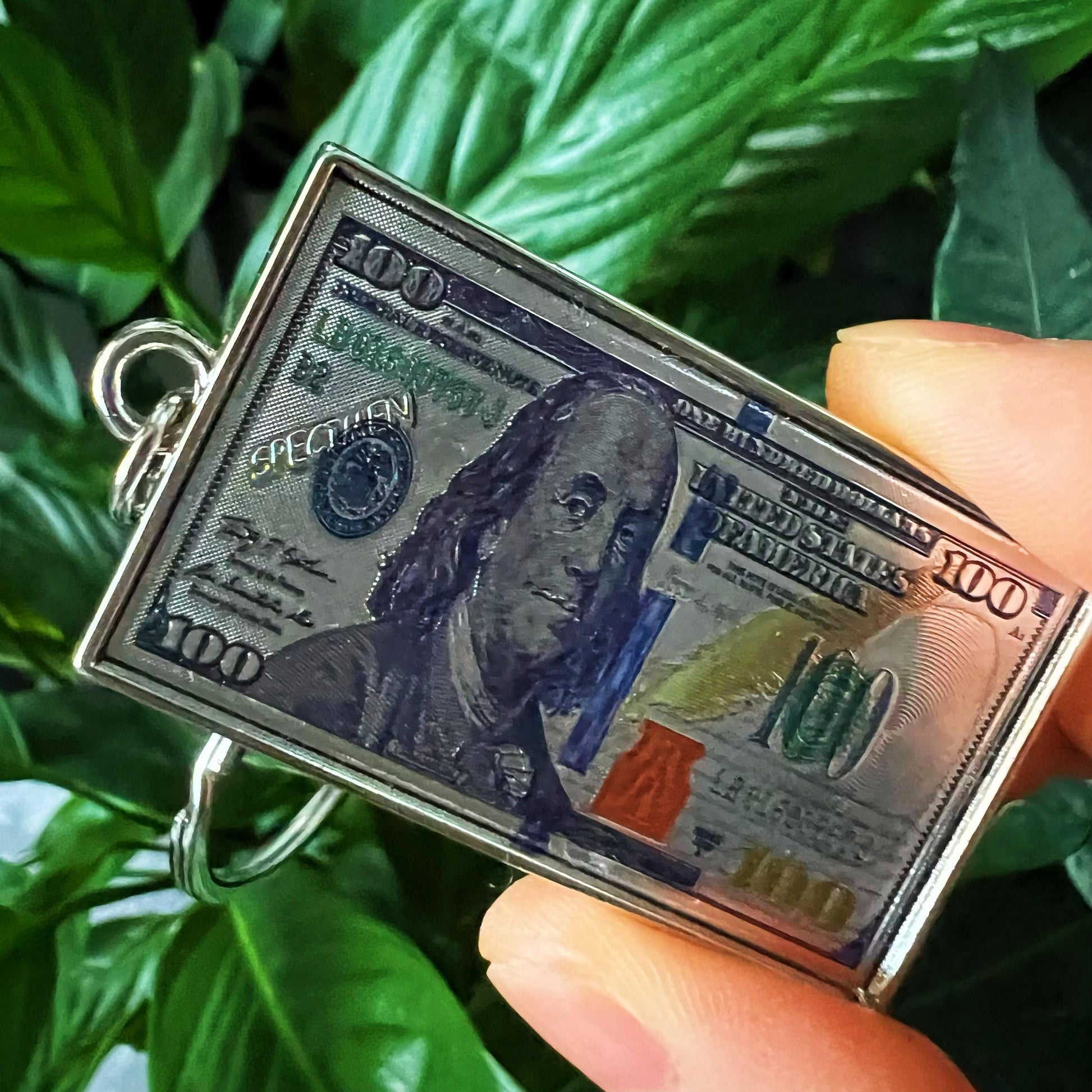 1pc, Mini Replica Dollar Keychain, Cool And Fun Replica Currency Keychain, Wallet Backpack Car Key Accessory Gift for Friends