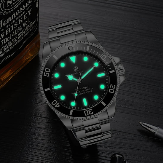 Men'S Automatic Mechanical Watch, Luminous And Waterproof, Fashion Luxury Design, Daily Wear And Gift Choice, Without Battery