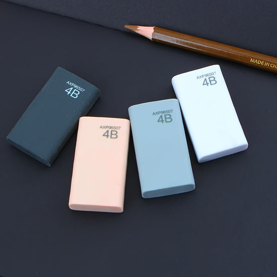 1pc Random Color Eraser 4B Eraser Sketch with Few Shavings Rubber Pen Eraser Special Ultra Clean And Scratch Free Eraser for Art Students Painting Pencils Eraser