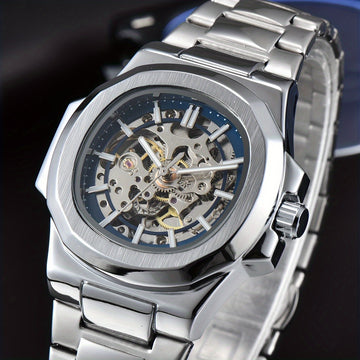 White Case Blue Dial