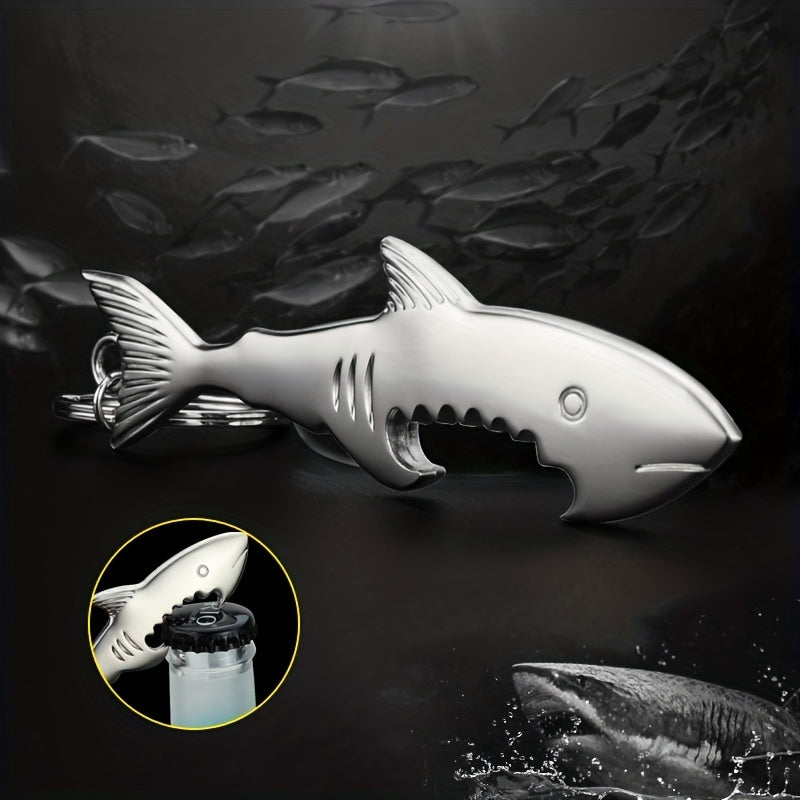 ized Design Shark Bottle Opener Creative Ecological Sea Animal Presents Practical Gift Car Key Ring Pendant
