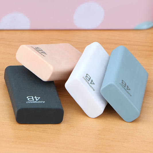 1pc Random Color Eraser 4B Eraser Sketch with Few Shavings Rubber Pen Eraser Special Ultra Clean And Scratch Free Eraser for Art Students Painting Pencils Eraser