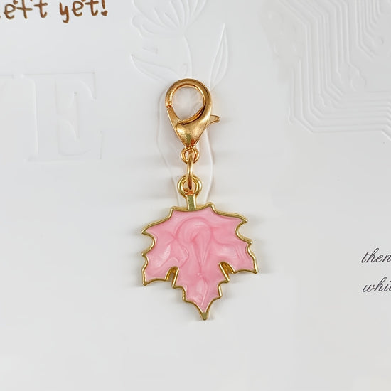 Versatile Seahorse, Mermaid Tail, and Starfish Keychain Charms; Vacation-Style Cactus and Pineapple Keychain Accessories; Shoe and Bag Charms; Maple Leaf and Flower Keychains; Apparel Decorative Accessories