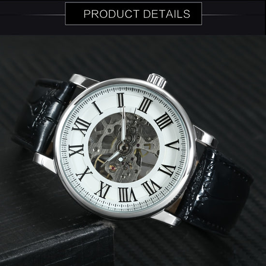 1pc Fashion Business Mechanical Watch for Men Luminous Hands Classic Mens Watches Top Brand Luxury Wristwatches