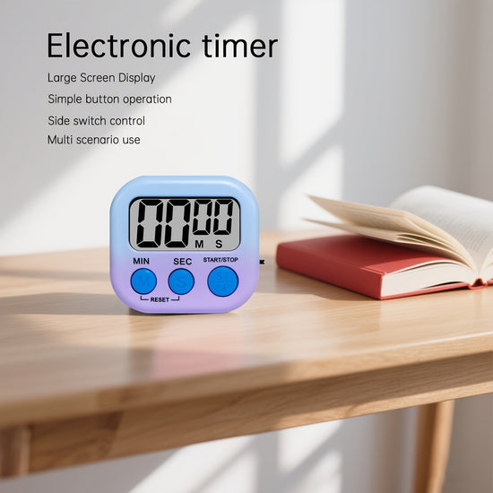 Multi-Scene Universal Gradient Color Stopwatch Timer Office Study Homework Reminder Kitchen Cooking Timer Visual Time Manager Battery Not Included