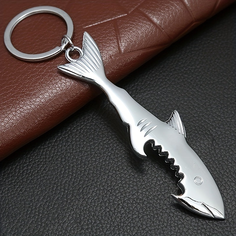 ized Design Shark Bottle Opener Creative Ecological Sea Animal Presents Practical Gift Car Key Ring Pendant
