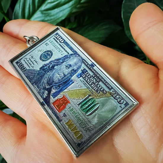 1pc, Mini Replica Dollar Keychain, Cool And Fun Replica Currency Keychain, Wallet Backpack Car Key Accessory Gift for Friends