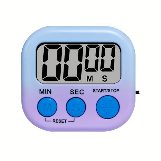 Multi-Scene Universal Gradient Color Stopwatch Timer Office Study Homework Reminder Kitchen Cooking Timer Visual Time Manager Battery Not Included