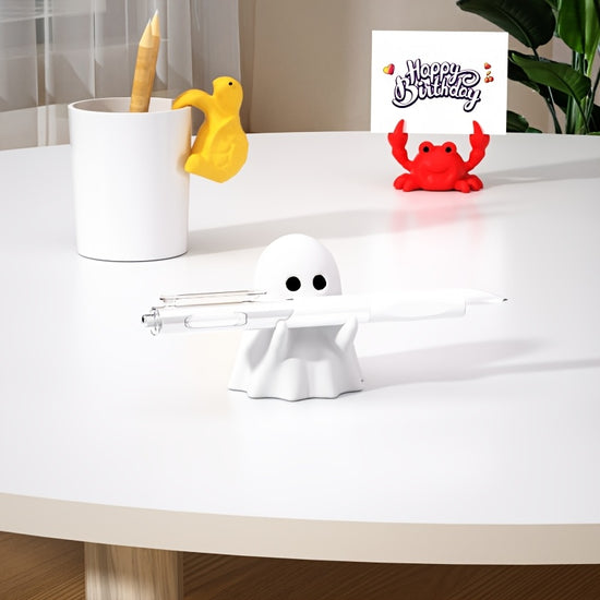 [Seasonal Highlights]Adorable Halloween Pen Holder, Inspired by Anime, Perfect for Decorating Your Office Desk, Suitable for Various Rooms, Versatile Use, No Electricity Needed, Festive Pen Holder | Whimsical Design | Detailed Craftsmanship