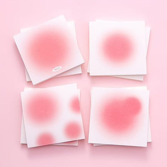 50 Sheets, Pink Series Square Sticky Notes, Message Paper