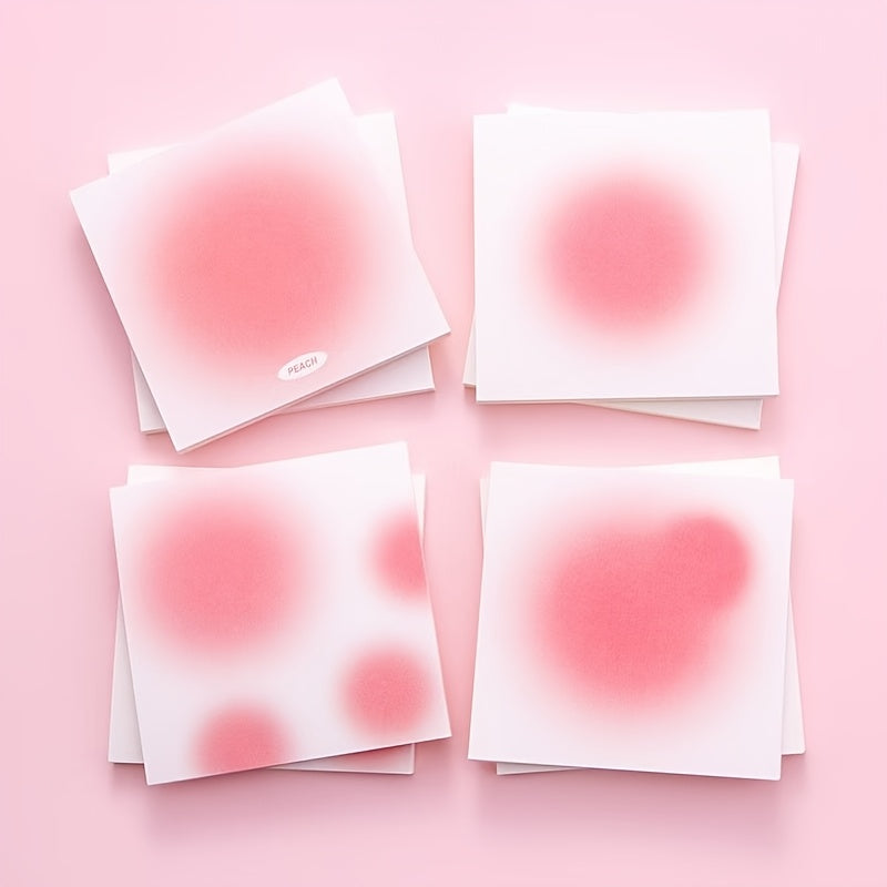 50 Sheets, Pink Series Square Sticky Notes, Message Paper