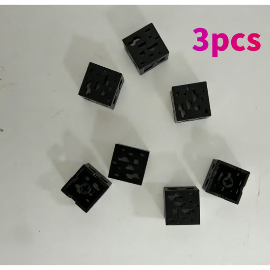 3-Pack Pixel Style Mineral Keycaps -- Translucent Keycaps for Mechanical Keyboards / Suitable for Various Keyboards | Exquisite Gift, Birthday Present