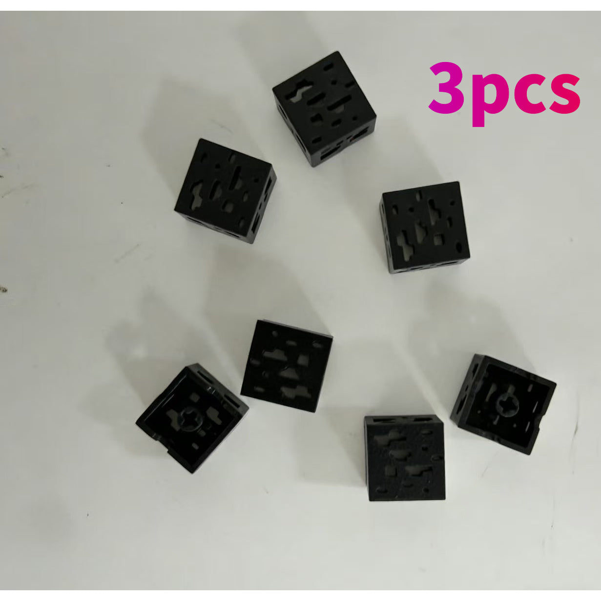 3-Pack Pixel Style Mineral Keycaps -- Translucent Keycaps for Mechanical Keyboards / Suitable for Various Keyboards | Exquisite Gift, Birthday Present