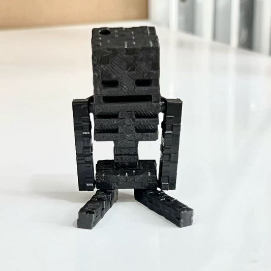 Collectible Figurines, Pixel Skull - Retro 8-Bit Gaming Desk & Car Accessory, Black & White Pixelated Plastic Figure for Home Office, Computer, or Vehicle Decoration - Nostalgic Gamer Gift, Seasonal & Celebration Ornament Suitable for Gaming Setup