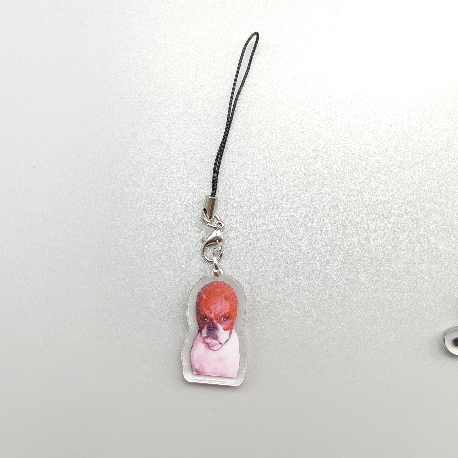 2D Flat, 2D Flat 1pc Key Chain Mobile Phone Charm Car pendant cute cat vomit meme dog with red mask meme black cat screaming meme cat in war meme gift for friend