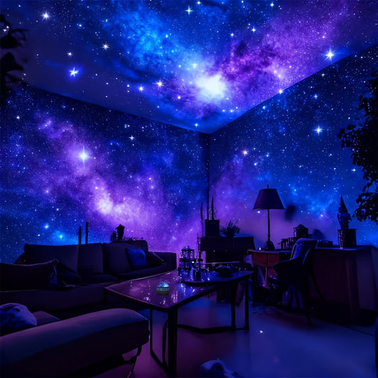 An Aurora Projection Lamp, USB-powered, with Remote Control Adjustment, Multi-color Changing, Dreamy Aurora Effect, Perfect for Cozy Bedrooms and Living Room Decor, Night Light, and an Excellent Gift Choice