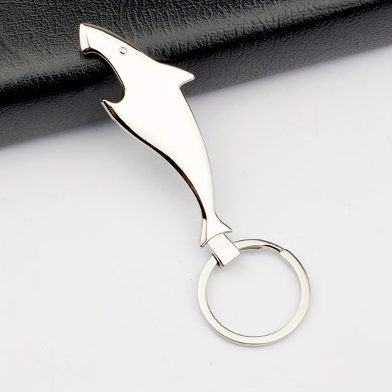ized Design Shark Bottle Opener Creative Ecological Sea Animal Presents Practical Gift Car Key Ring Pendant