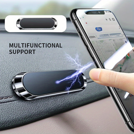 Hot Magnetic Mini Slotted Strip Paste Dashboard Mobile Bracket Strong Magnetic Car Phone Holder