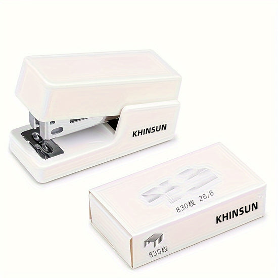 Portable Stapler 26/6 Office Desktop Stapling Machine Paper Binding Tools Stationery