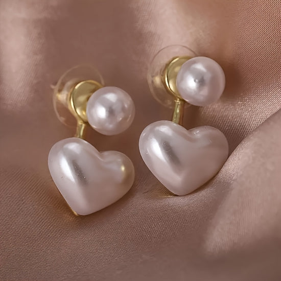 Easy Elegant Small Heart Cute Pendant Earrings