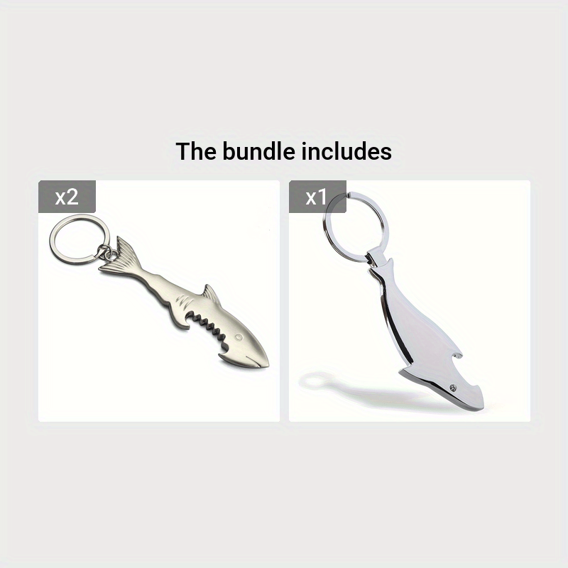 ized Design Shark Bottle Opener Creative Ecological Sea Animal Presents Practical Gift Car Key Ring Pendant
