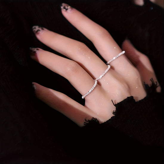 1pc Fashion Hot Style Shimmering Temperament Ring