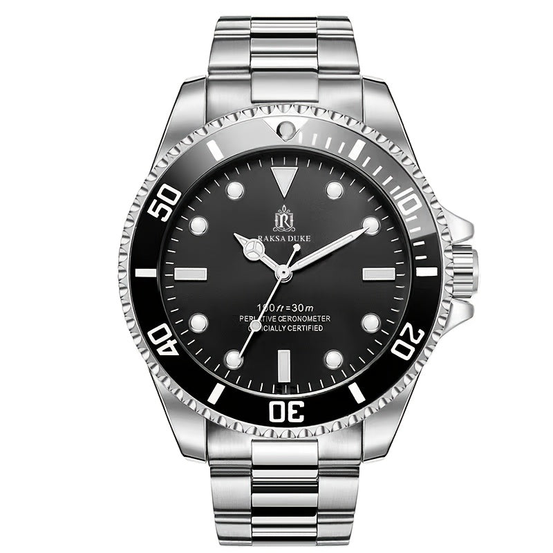 Men'S Automatic Mechanical Watch, Luminous And Waterproof, Fashion Luxury Design, Daily Wear And Gift Choice, Without Battery