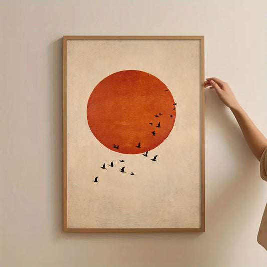 2D Flat, 2D Flat, 1pc Unframed Wall Art Inspired by Japanese Aesthetics, Featuring Spiritual Themes. This Canvas Print Serves As a Modern Decoration for Various Spaces Such As The Living Room, Bedroom, Home Office, Or Bathroom