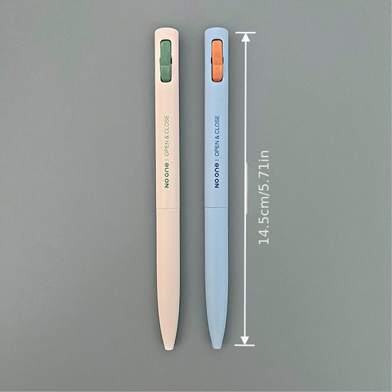 1 Switch Pen, New Creative Side Press Neutral Pen, 0.5 Black Bullet Tip Decompression Pen, Stress Relief Pen, Heavy Feel, Low Center of Gravity, Quick-Drying Brush Question Pen, Junior High School Students Exam Black Pen