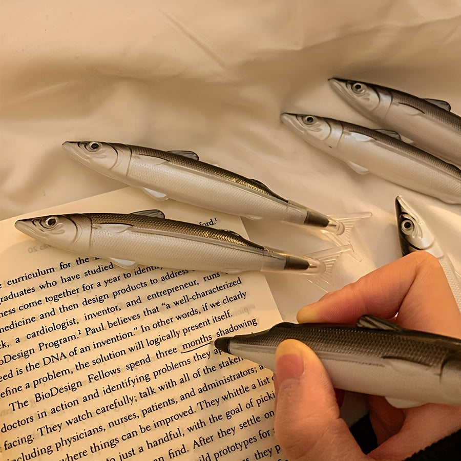 A Novelty Pen Shaped Like a Fish, This Multifunctional Writing Tool Is a Quirky Gift Suitable for Birthdays, Halloween, And Christmas