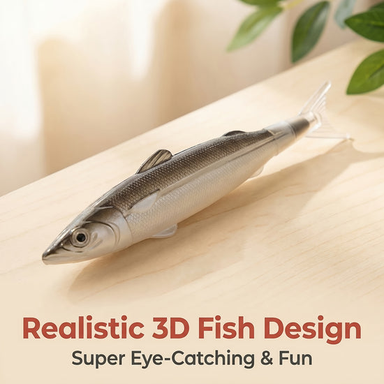 A Novelty Pen Shaped Like a Fish, This Multifunctional Writing Tool Is a Quirky Gift Suitable for Birthdays, Halloween, And Christmas