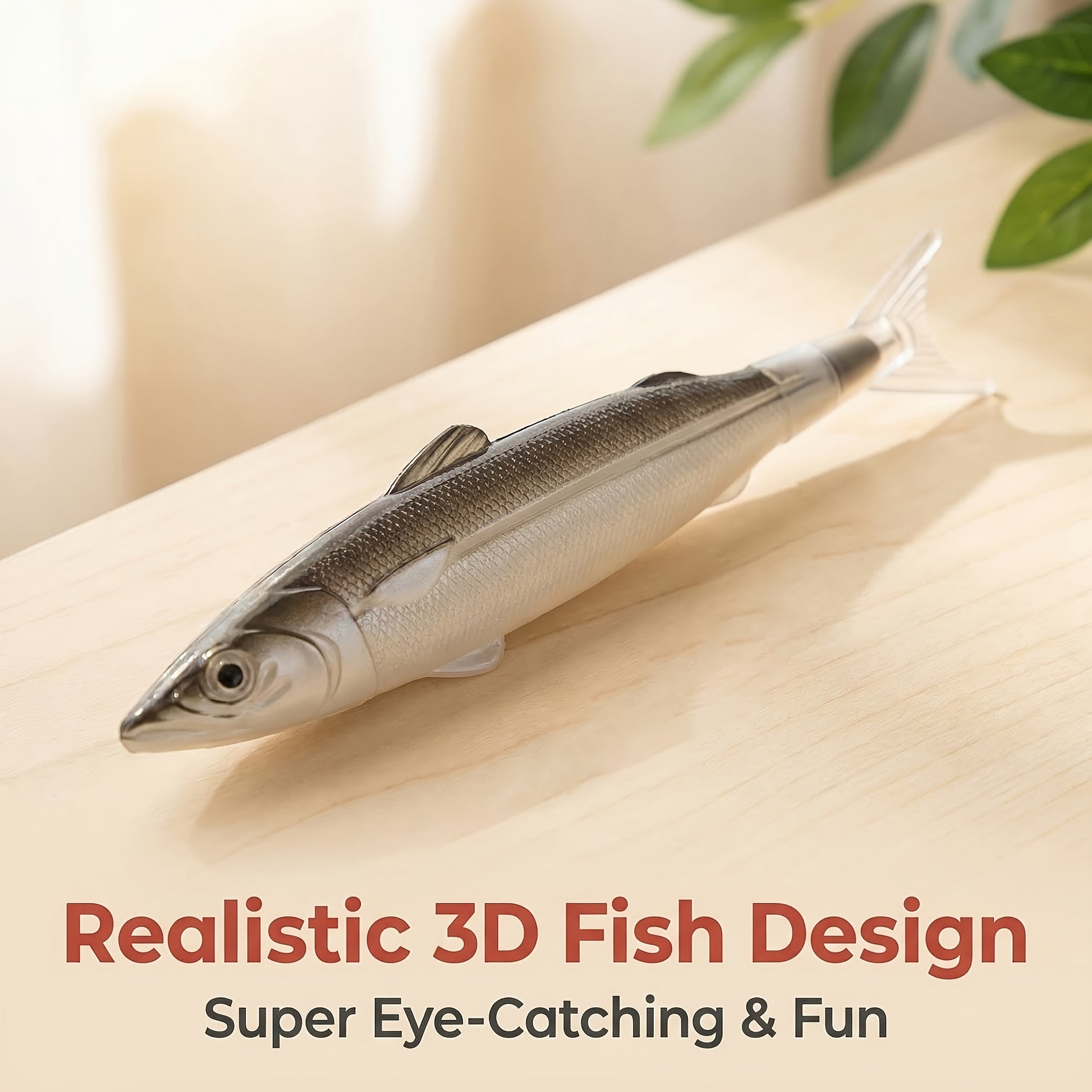 A Novelty Pen Shaped Like a Fish, This Multifunctional Writing Tool Is a Quirky Gift Suitable for Birthdays, Halloween, And Christmas
