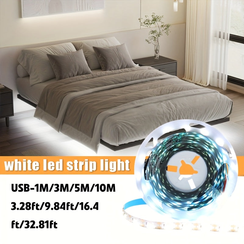 USB Powered LED Strip Lights, for Home Decoration, Bedroom Lighting, Room Arrangement, Bedside Ambiance Decor, Staircase Lighting, Suitable for Holiday Family, Parties, Indoor Display Cabinets, TV Background Lighting. Home Decor Lighting